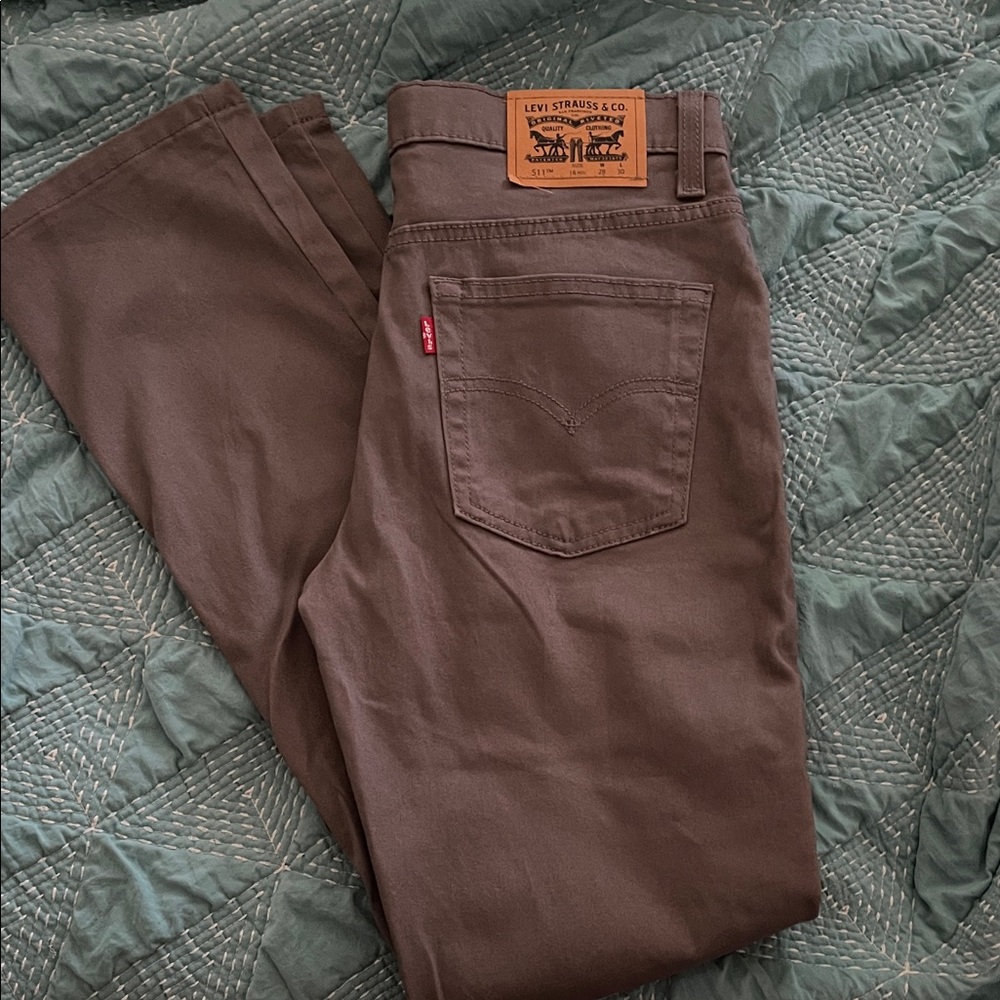 Boys Levi's Gray Jeans Size 16